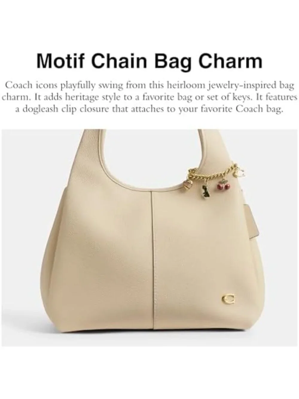 Chic Bag Charm Accessory | Stylish Keychain for Handbags & Backpacks